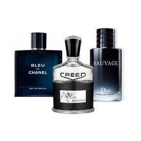 3 Perfumes Creed Aventus, Bleu de Chanel, Dior SAUVAGE (Eau Parfum)