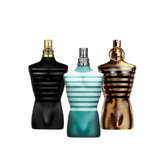 3 Perfumes Jean Paul Gaultier LE MALE, Jean Paul Gaultier LE MALE PERFUME and Jean Paul Gaultier LE MALE ELIXIR (Eau de Parfum)