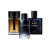 3 Parfums Sauvage Dior, Bleu de Chanel, Dior Homme Intense (Eau de Parfum)