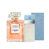 2 Perfumes CHANEL COCO MADEMOISELLE EAU DE PARFUM 100ML and Dolce & Gabbana Light Blue Eau de Toilette Perfume Feminino Spray 100ml