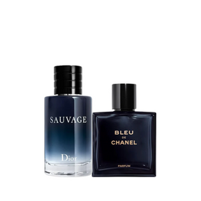 2 Parfums Sauvage Dior, Bleu de Chanel (Eau de Parfum)