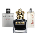 3 Perfumes Allure Homme Sport, Jean Paul Gaultier Scandal, Cartier Declaration (Eau de Parfum)