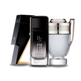 COMBO OF 3 PERFUMES: CAROLINA HERRERA BAD BOY, CAROLINA HERRERA 212 VIP BLACK, AND PACO RABANNE INVICTUS 100ML