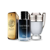 COMBO DE 3 PERFUMS INVICTUS, SAUVAGE E ONE MILLION